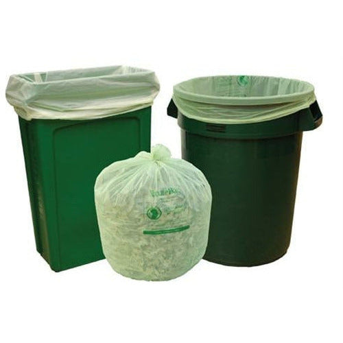 55 Gallon Natur-Bag. - Compostable Liners Bags - Plastic Bag Partners-Compost Biodegradable Bags