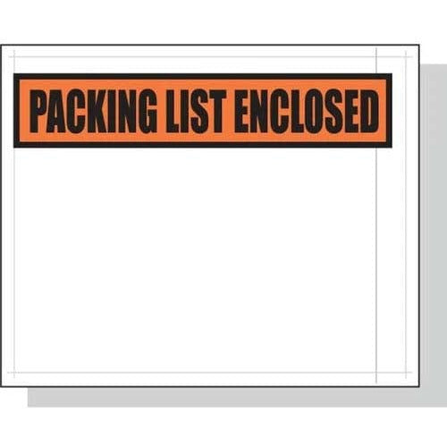 Printed Packing List Envelopes - 4.5 x 5.5 - 1000/CTN