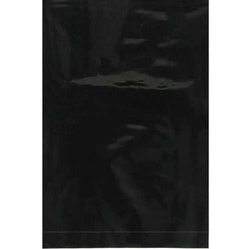 Black Flat Poly Bags - 6
