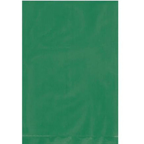 Green Flat Poly Bags - 12