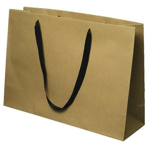 Manhattan Twill Handle Chelsea Kraft Shopping Bags-20.0 x 6.0 x 14.0 - Plastic Bag Partners-Retail Bags - Manhattan Bags