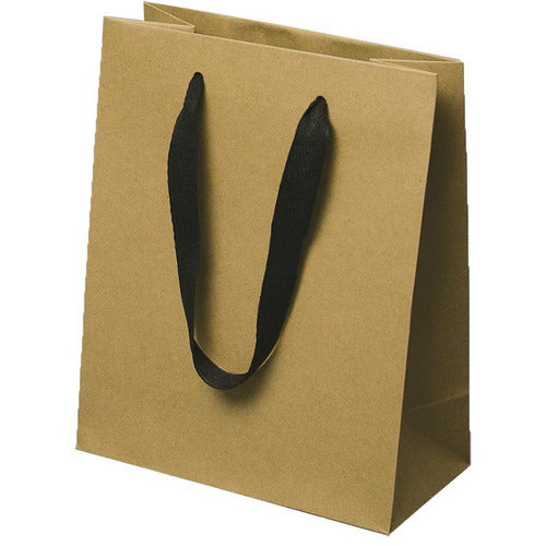 Manhattan Twill Handle Chelsea Kraft Shopping Bags-8.0 x 4.0 x 10.0 - Plastic Bag Partners-Retail Bags - Manhattan Bags