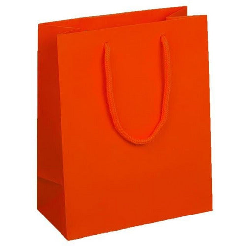 Valencia Matte Rope Handle Euro-Tote Shopping Bags - 8.0 x 4.0 x 10.0 - Plastic Bag Partners-Retail Bags - Euro-Tote