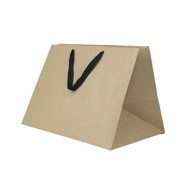 曼哈顿斜纹提手购物袋 - 切尔西宽角板 - 16.0 x 12.0 x 11.0