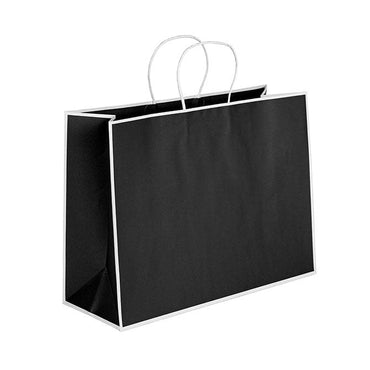Sophie Retail Shopper Black - 16" x 12" x 6"