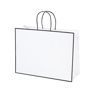 Sophie Retail Shopper White- 16" x 12" x 6"
