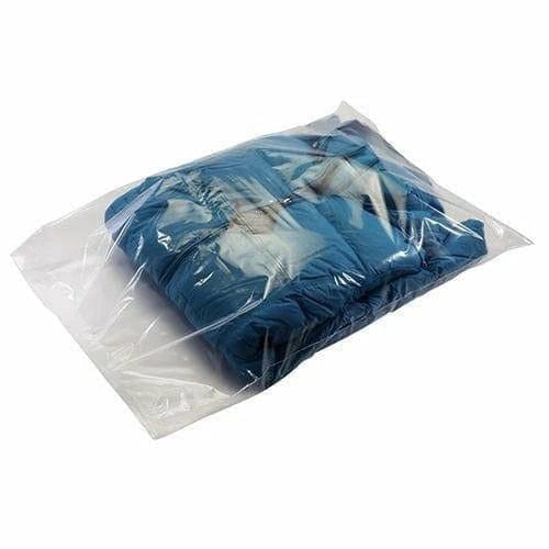 Clear Flat Poly Bags. 12 x 18 x 1.5 mil - Plastic Bag Partners-Flat Poly Bags