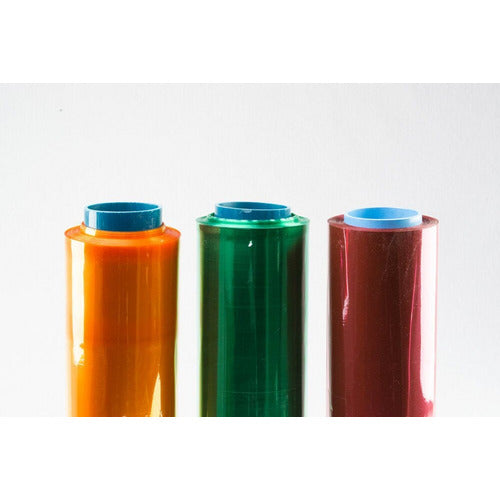 12 in. x 500 ft. x 75 ga. CF PVC Heat Shrink Wrap Film - Red - Plastic Bag Partners-PVC Shrink Film