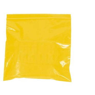 12" x 15" - 2 mil Yellow Reclosable Poly Bags - Plastic Bag Partners-Reclosable Bags - Colored