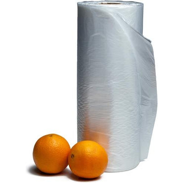 12" x 17" Clear Produce Bags on Roll (HDPE) - Plastic Bag Partners-Produce Bags