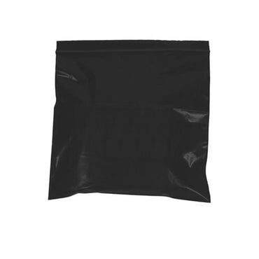 3" x 5" - 2 mil Black Reclosable Poly Bags - Plastic Bag Partners-Reclosable Bags - Colored