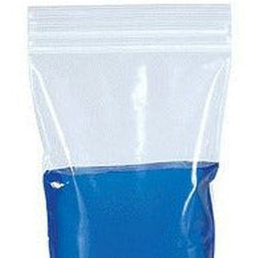 4 mil Double Track Reclosable Poly Bags - 3" x 5" - Plastic Bag Partners-Reclosable Bags - Double Track