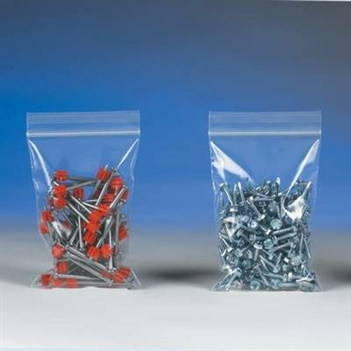 3x5 4 Mil White Block Reclosable Zip Poly Bags | System Packaging 3x5 4 Mil White Block Reclosable Zip Poly Bags | System Packaging