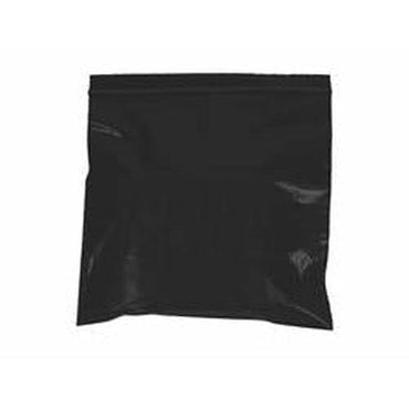 4" x 6" - 2 mil Black Reclosable Poly Bags - Plastic Bag Partners-Reclosable Bags - Colored