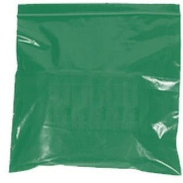 6" x 9" - 2 mil Green Reclosable Poly Bags - Plastic Bag Partners-Reclosable Bags - Colored