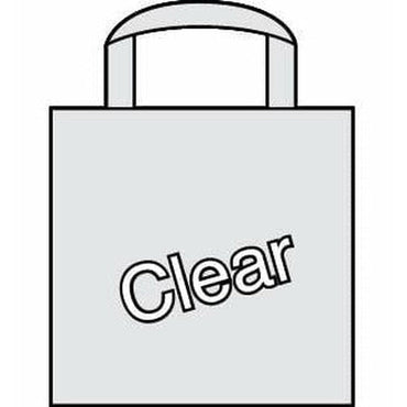 Ameritote Retail Bags 16 x 15 x 6 - (Clear Frost) - HD - Plastic Bag Partners-Retail Bags - Ameritote