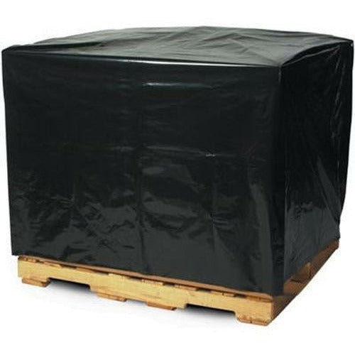 Black Pallet Covers 50 x 42 x 69 x 002 UVI - Plastic Bag Partners-Pallet Covers - Black UVI