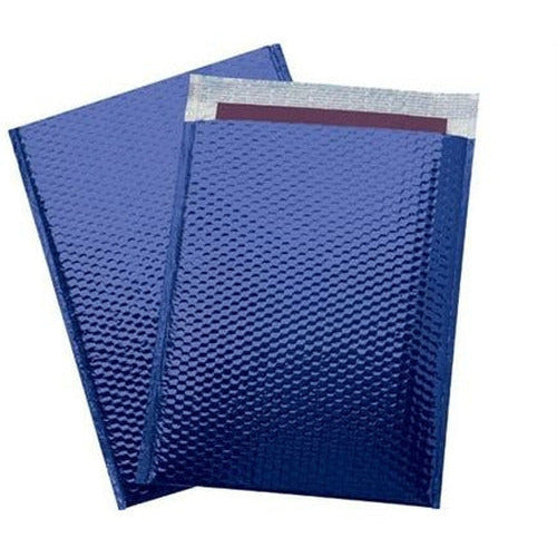 Blue Metallic Color Bubble Mailer - 13 x 17.5 - 100 /CS - Plastic Bag Partners-Mailers - Metallic Bubble Mailers