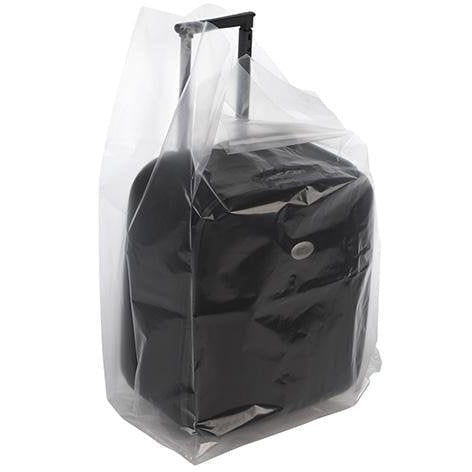 Clear Gusseted Bags on a Roll 32 x 28 x 48 x 4 mil - Plastic Bag Partners-Gusseted Poly Bags - Rolls