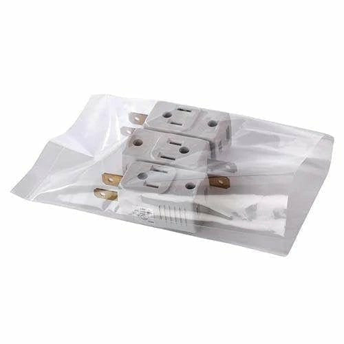 Clear Polyethylene Bags. 15 x 18 x 2 mil - Plastic Bag Partners-Flat Poly Bags