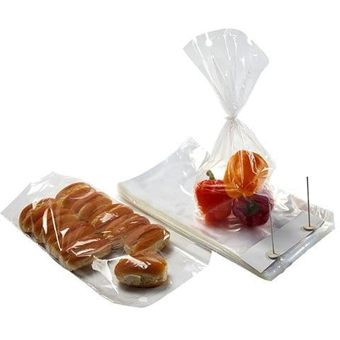 Clear Wicketed Bread Bags. 14 x 20 x 4 BG x 1.25 mil WIC - Plastic Bag Partners-Bread Bags
