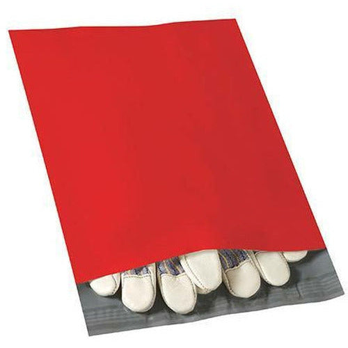Colored Poly Mailers - (Red) - 12