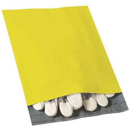 Colored Poly Mailers - (Yellow) - 10 x 13 - 100/CTN - Plastic Bag Partners-Mailers - Colored Mailers