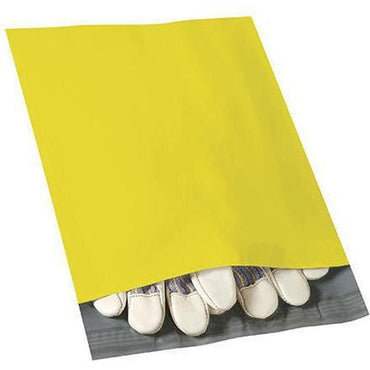 Colored Poly Mailers - (Yellow) - 10 x 13 - 100/CTN - Plastic Bag Partners-Mailers - Colored Mailers