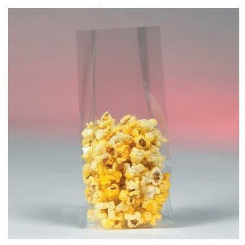 Crystal Clear Polypropylene Stand-up Bag - 4 x 2.5 x 9.5 - Plastic Bag Partners-Polypropylene Bags - Stand-Up