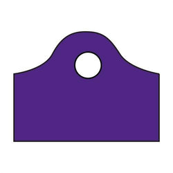 Frosted Super Wave Bags 22 x 18 x 8 - (Dark Purple) - Plastic Bag Partners-Retail Bags - Super Wave