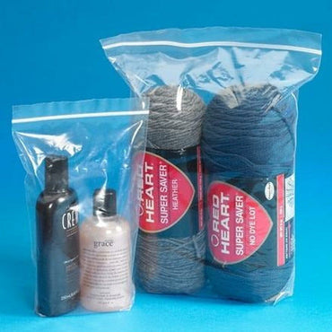 Gusseted Reclosable Poly Bags - 6" x 4" x 12" - 1000 /CTN - Plastic Bag Partners-Reclosable Bags - Gusseted