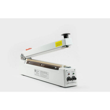 Hand Operated 2mm Impulse Heat Sealer, with Magnetic Hold and Cutter, for 16" Wide Bags and Tubing - Plastic Bag Partners-Heat Sealers - Magnetic Hold