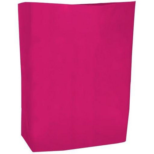 HDPE Blend Colored Merchandise Shopping Bags - 6.5" x 9.5" - (Magenta) - Plastic Bag Partners-Retail Bags - Die Cut Handle