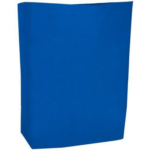HDPE Blend Colored Merchandise Shopping Bags - 8.5" x 11" - (Dark Blue) - Plastic Bag Partners-Retail Bags - Die Cut Handle
