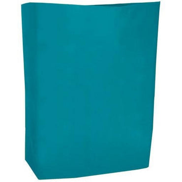 HDPE Blend Colored Merchandise Shopping Bags - 8.5" x 11" - (Teal) - Plastic Bag Partners-Retail Bags - Die Cut Handle