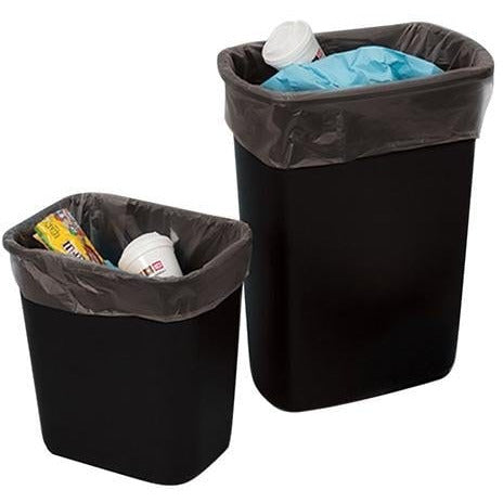 LDPE Trash Bags & Can Liners 15 x 9 x 24 x 2 mil - Black - Plastic Bag Partners-Liners - Trash Can Liners