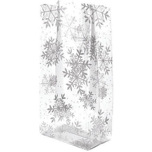 Let it Snow Printed Poly Bag - 4 x 2.50 x 9.50 - Plastic Bag Partners-Polypropylene Bags - Stand-Up