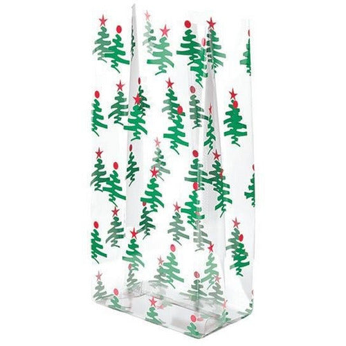 Little Trees Printed Poly Bag - 4 x 2.50 x 9.50 - Plastic Bag Partners-Polypropylene Bags - Stand-Up