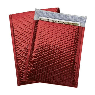 Red Bubble Mailers Metallic - 7.5 X 11 - 250/CS