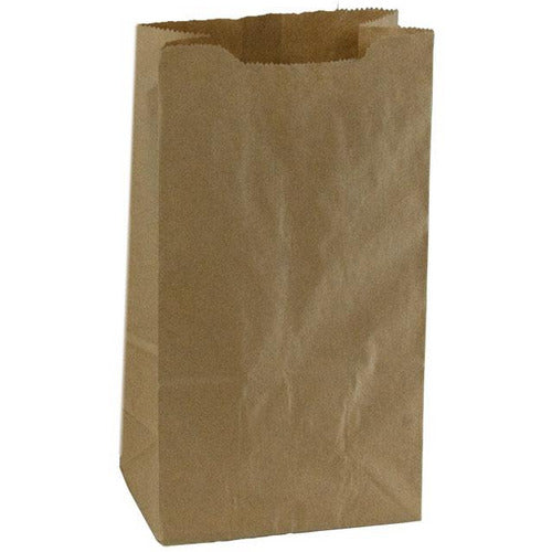 25pcs/pack Kraft Paper Bag, Brown Paper Lunch Bags -Disposable SOS