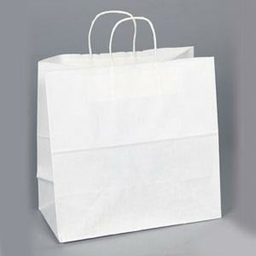 White Kraft Shopping Bags. - 13.00
