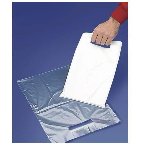 White Low Density Merchandise Bags. 15 x 18 x 2 mil - Plastic Bag Partners-Retail Bags - Merchandise
