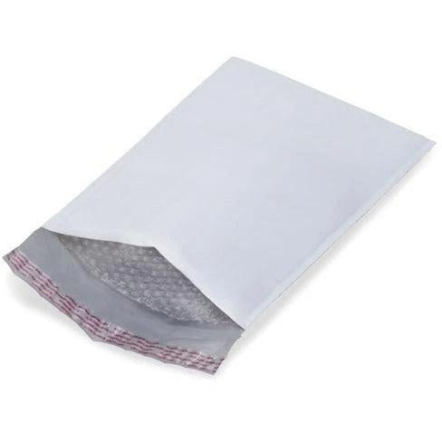 White Poly Bubble Mailer Envelopes. 10.5 x 16 - 100/CTN #5 - Plastic Bag Partners-Mailers - White Bubble